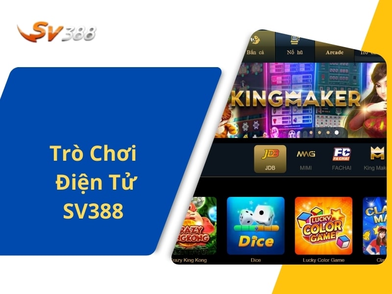 Trò chơi điện tử SV388 với kho trò chơi giải trí phong phú